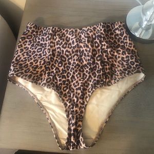 American Apparel Leopard BikinI Bottoms - EUC